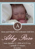 Block Baby Birth Announcement Cards for a boy or a girl